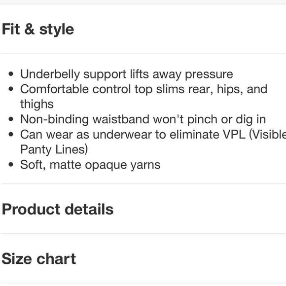 NWT Assets by Spanx Maternity Opaque Stripe Patterned Tights - Size 3 - Picture 4 of 9